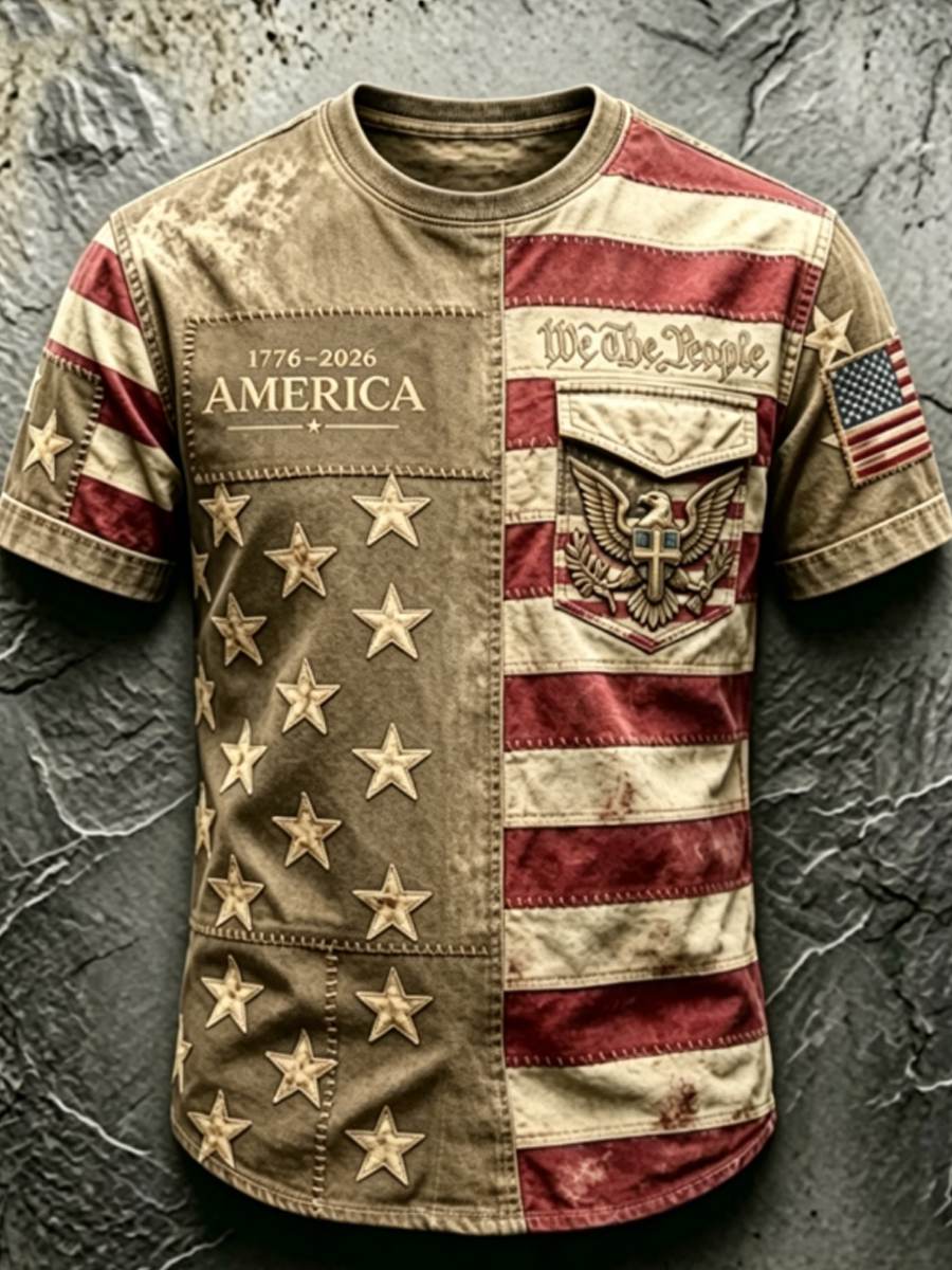 Men's 250th Anniversary National Faith Print Tee