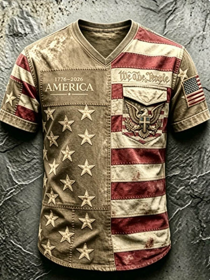 Men's 250th Anniversary National Faith Print Tee