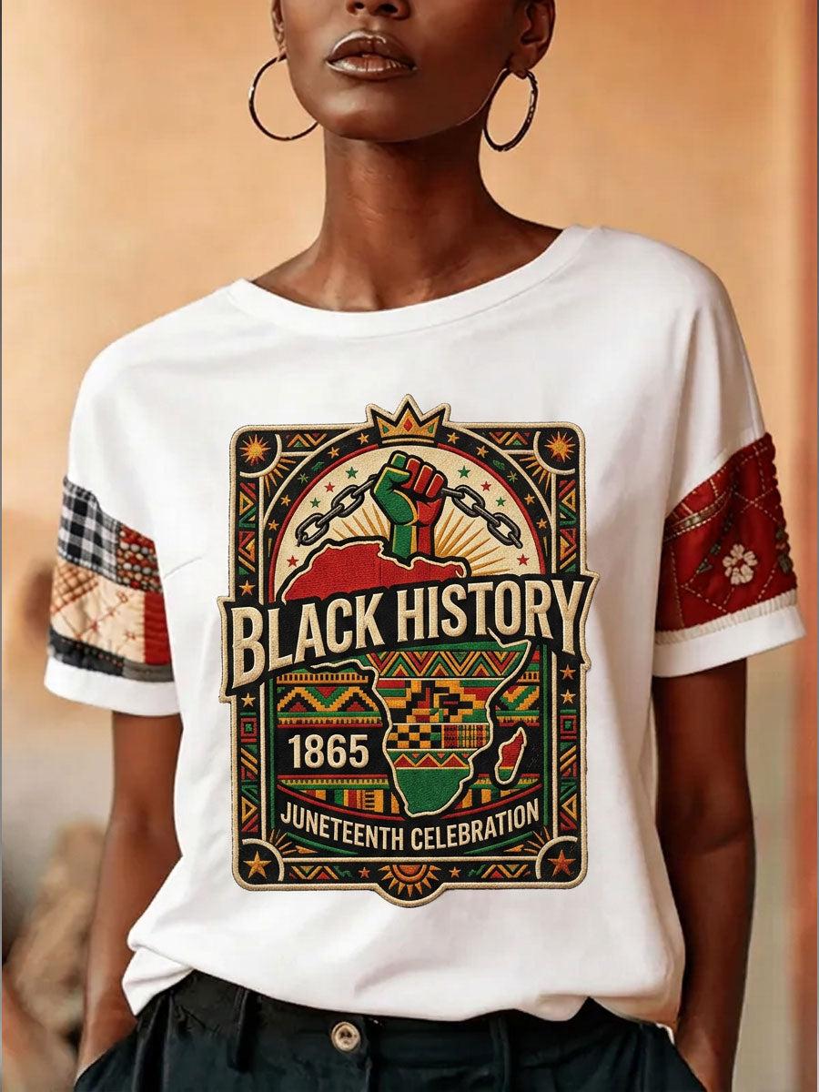 Women's Juneteenth 1865 Short-sleeved T-shirt