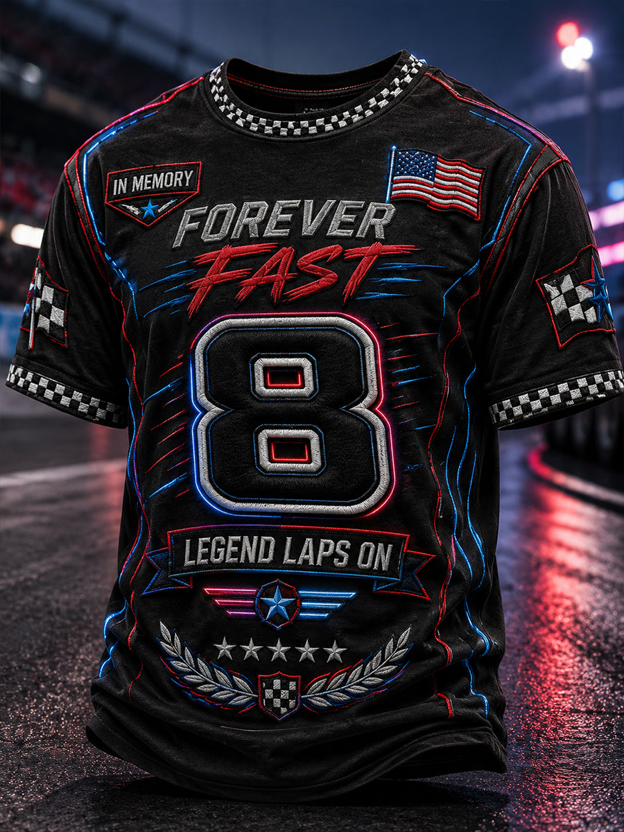 Men's Racing Legend Tribute Casual T-Shirt