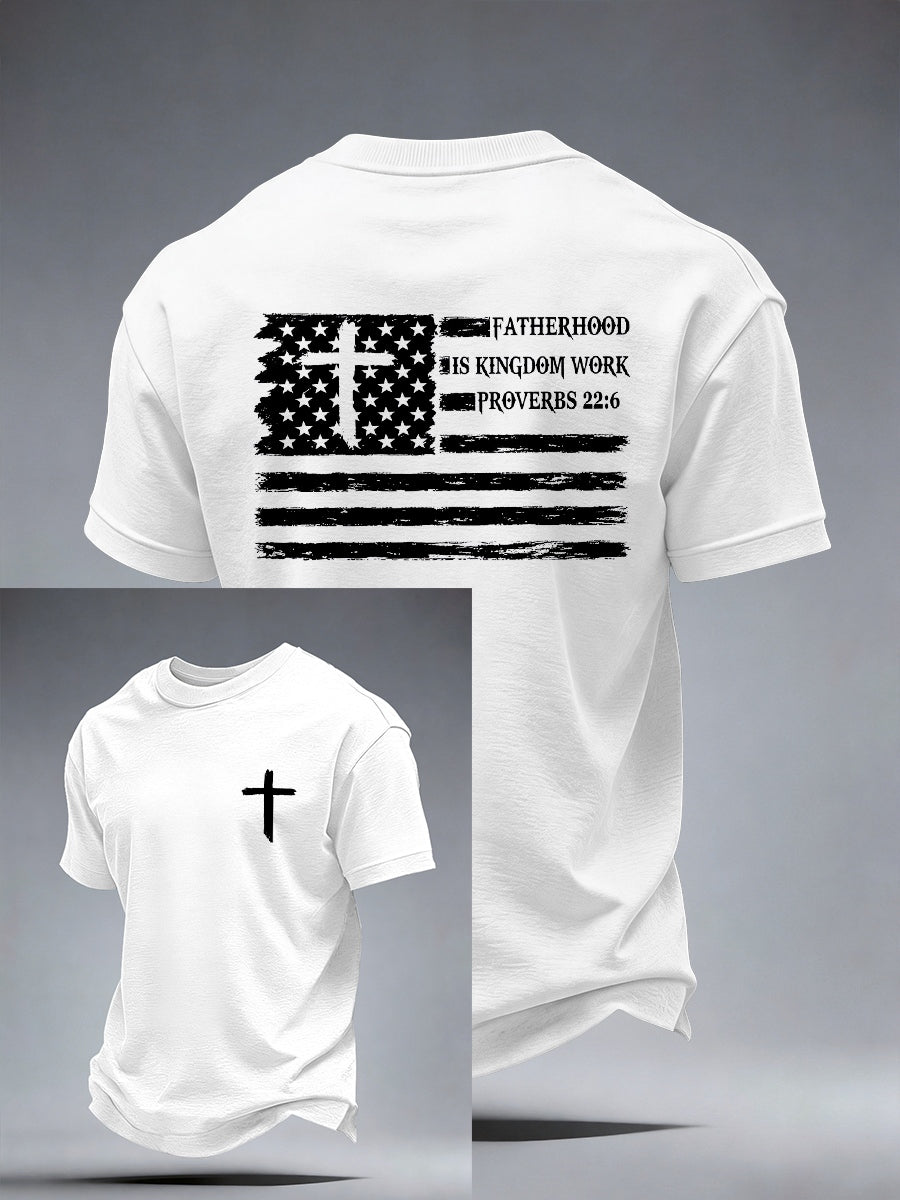 Men's Fatherhood Is Kingdom Work T-Shirt