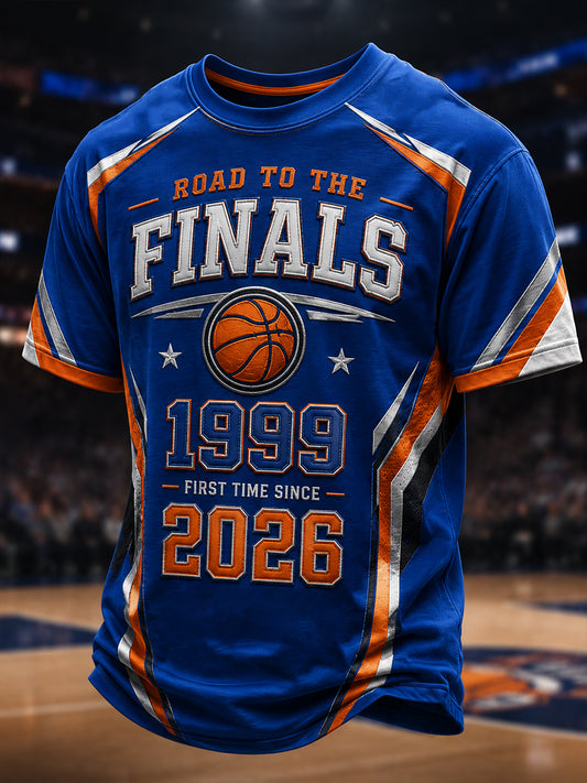 Men's Classic Basketball Fan Graphic T-shirt