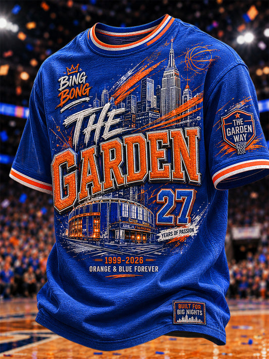 Men's Gift For Basketball Fans Print Casual Tee