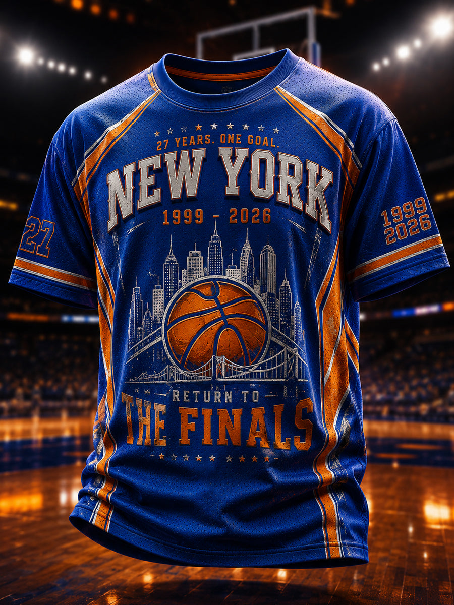 Retro 2026 Basketball Back in the Game Casual T-Shirt