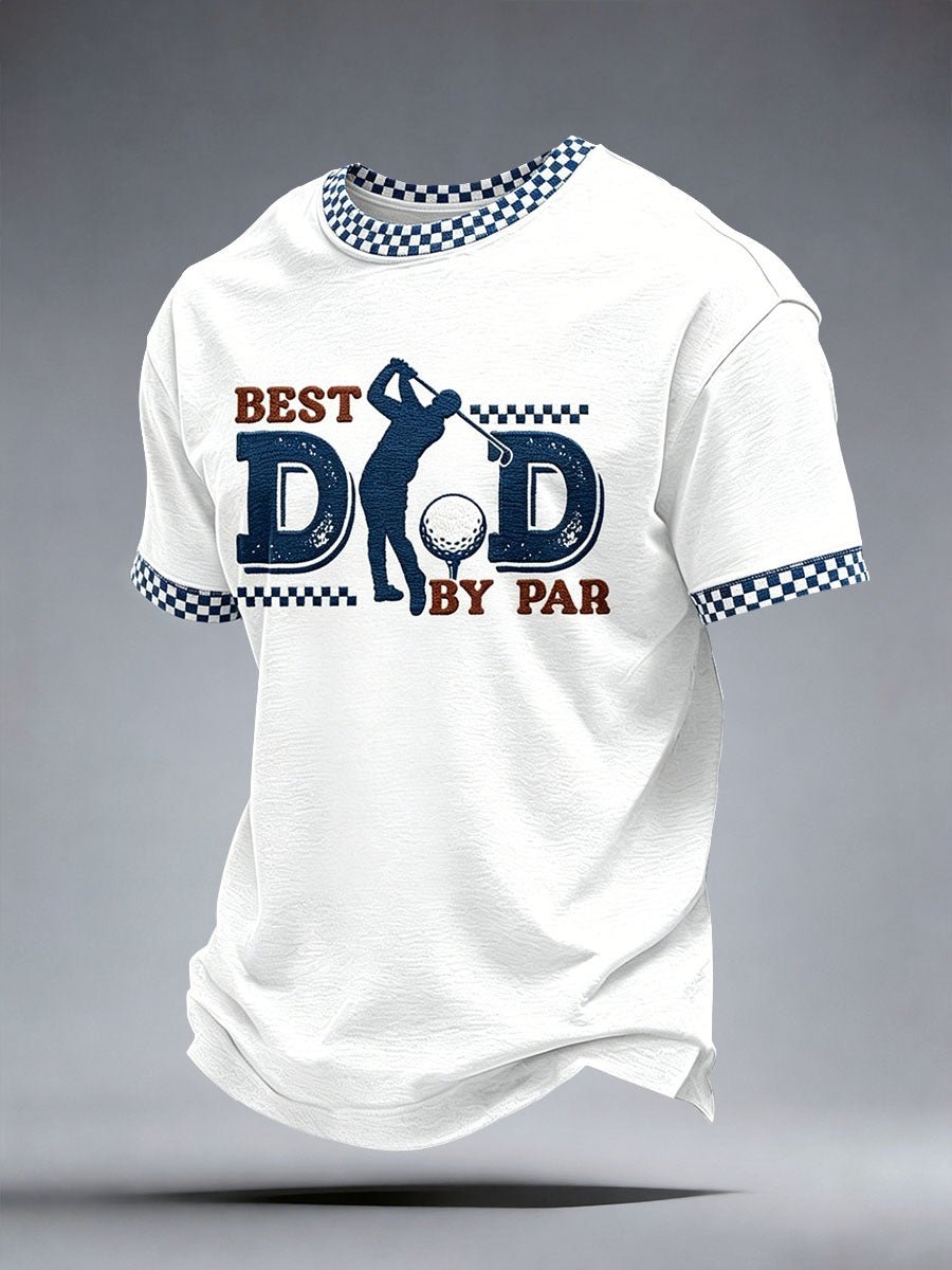 Men's Best Dad By Par Polo Shirt