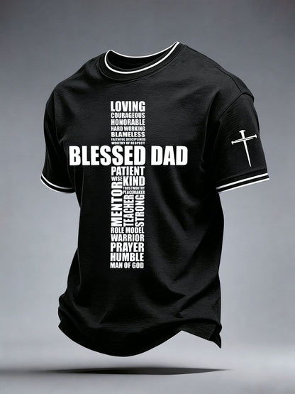 Men's Blessed Dad T-Shirt