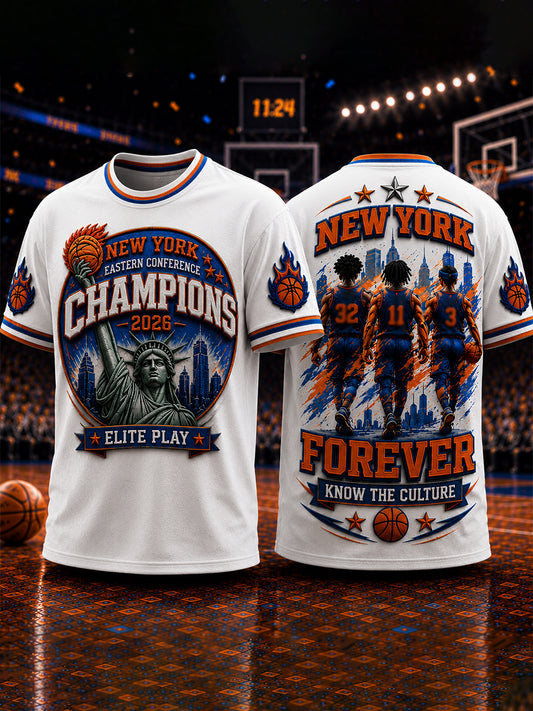 Men's Classic Basketball Fan Graphic Short Sleeve T-shirt