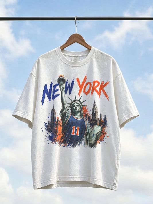 Men's Classic Basketball Fan Graphic T-shirt