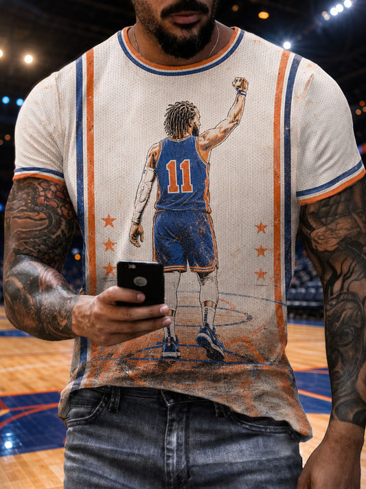 Men's New York Basketball Printed T-shirt