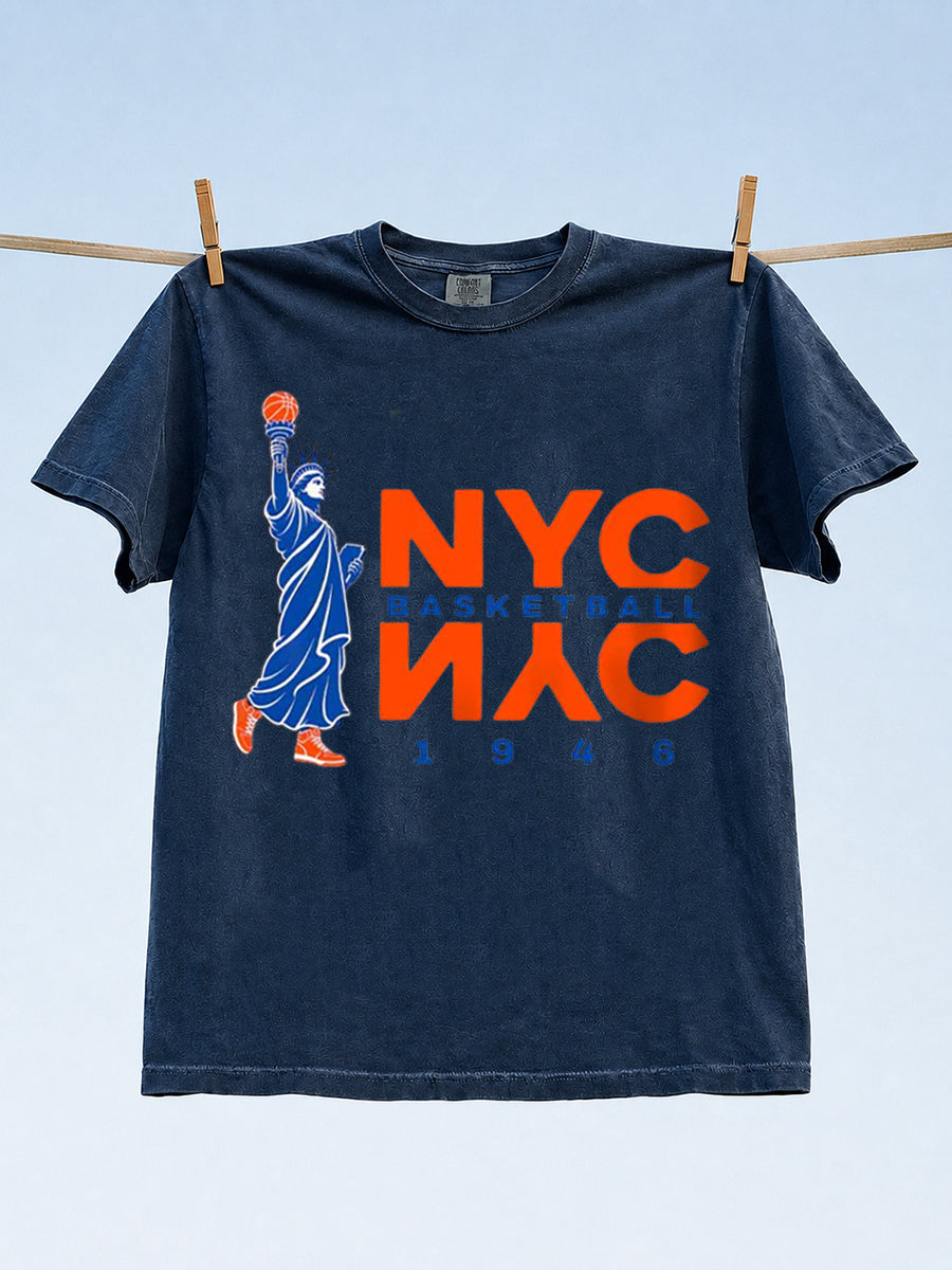 Men's Classic Basketball Fan Graphic T-shirt