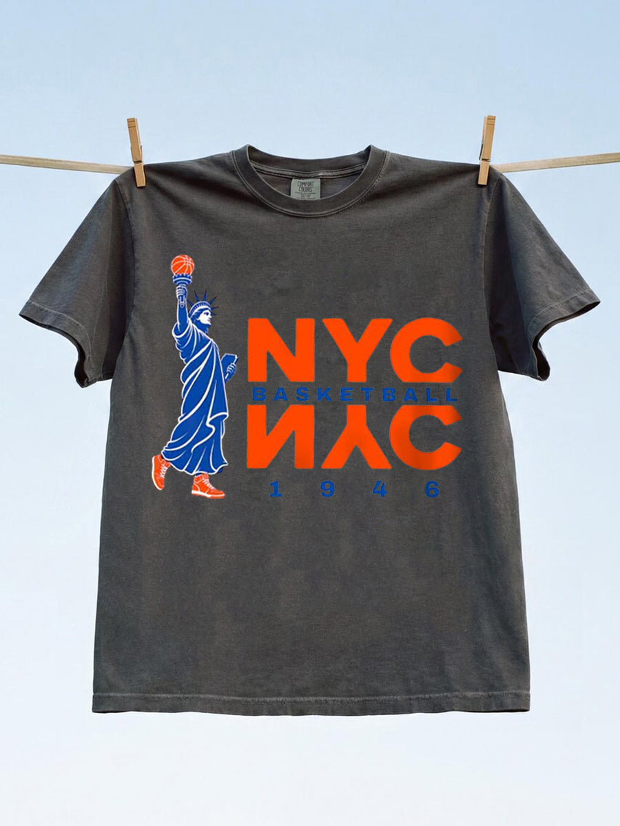 Men's Classic Basketball Fan Graphic T-shirt