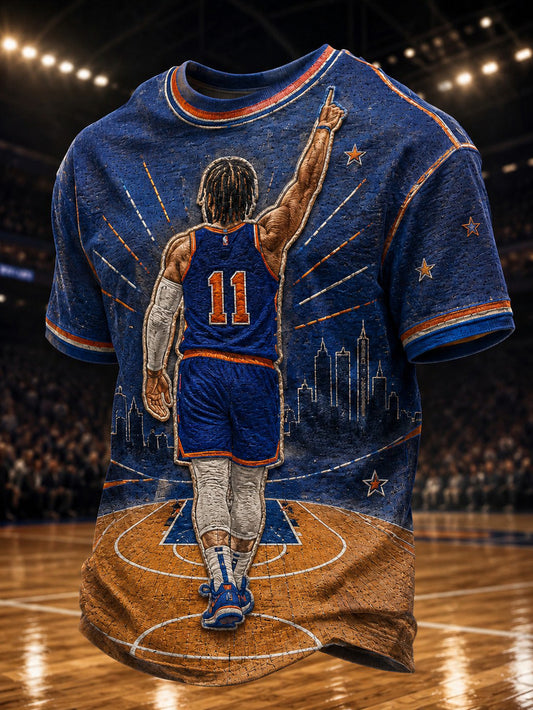 Men's New York Basketball Printed T-shirt