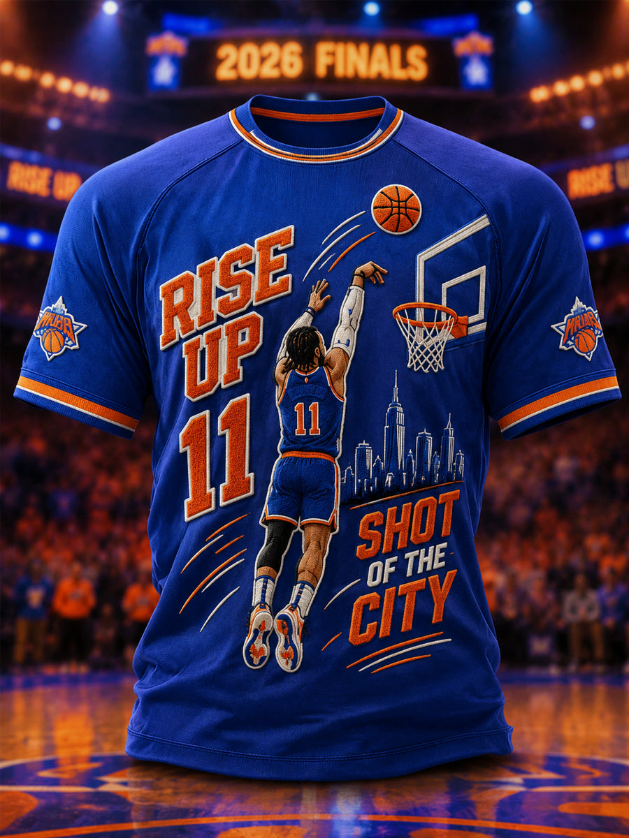 Men's Let's Go Boys Gift For Basketball Fans Print Casual Tee