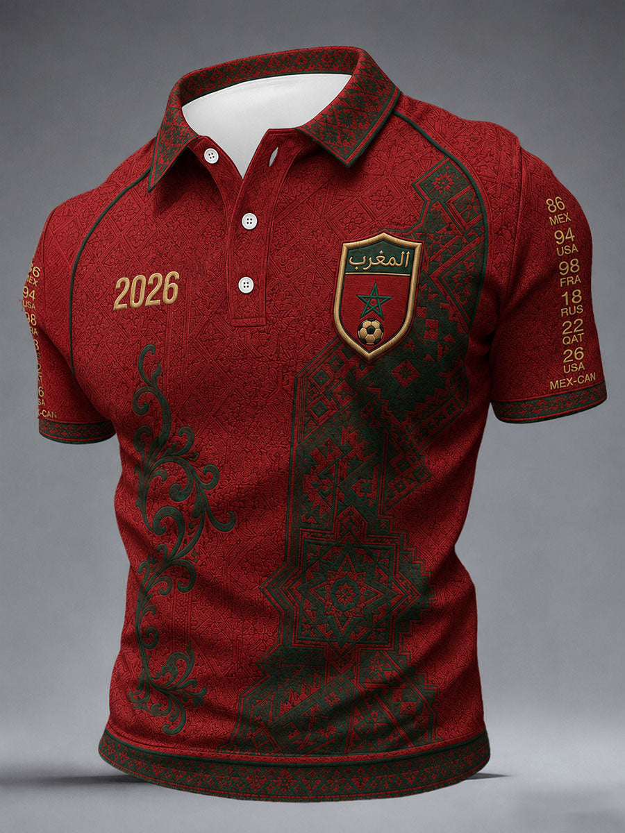 Men's 2026 Morocco Football Tops