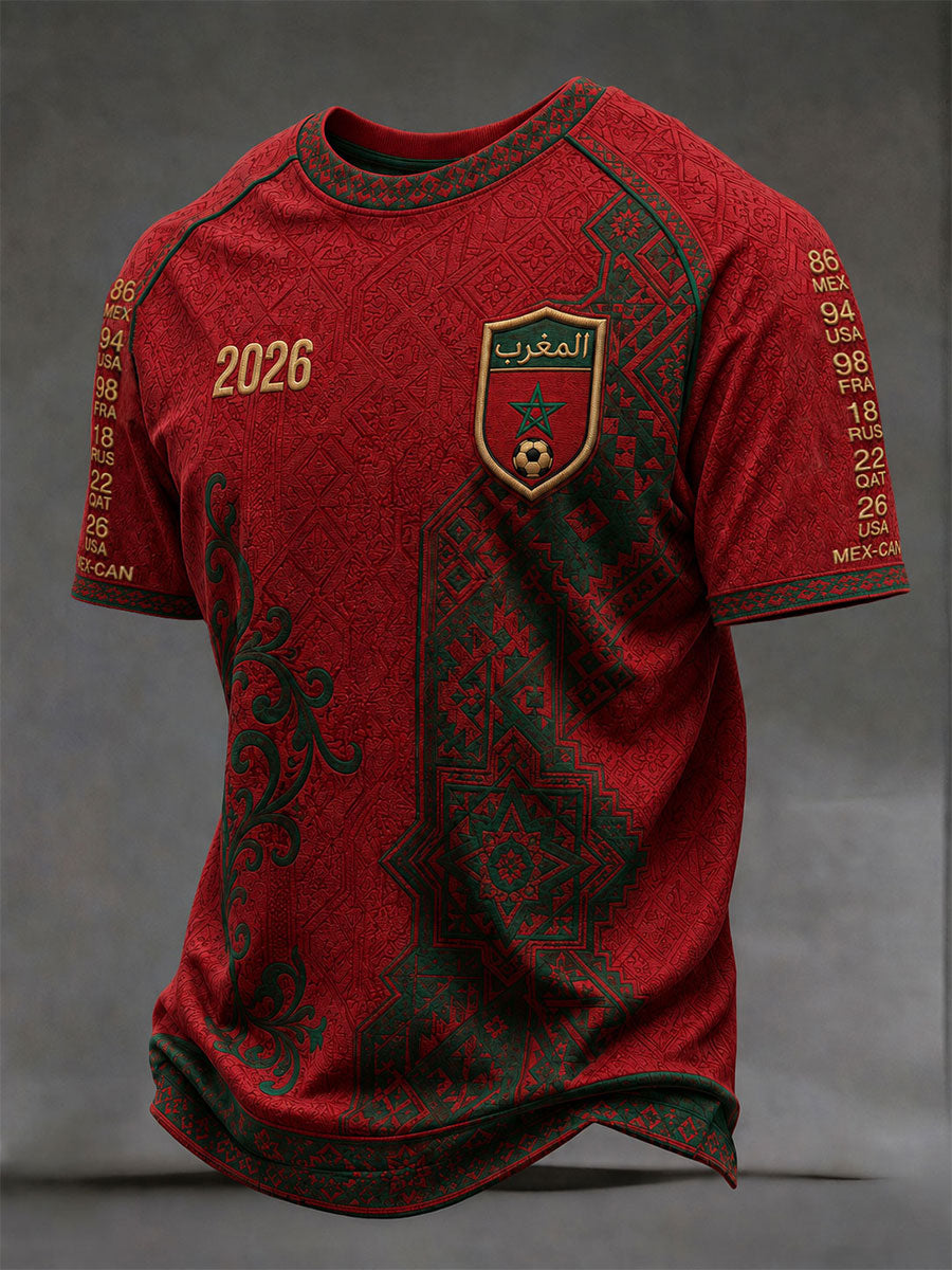 Men's Moroccan Football T-shirts