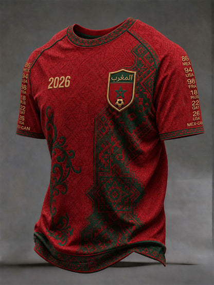Men's Moroccan Football T-shirts
