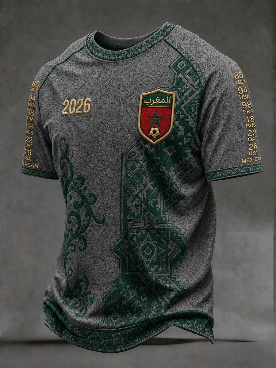Men's Moroccan Football T-shirts