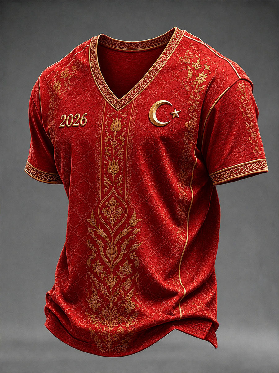 Men's Turkey 2026 Football T-shirt