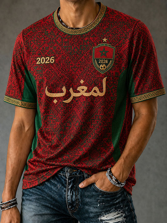 Men's 2026 Morocco Football T-Shirts