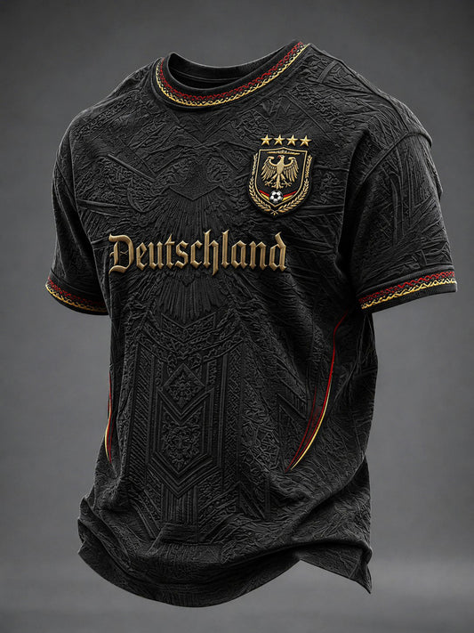 Men's Germany Football Printed T-shirt