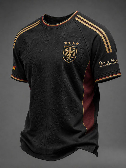 Men's Germany Football Printed T-shirt