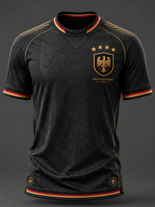 Men's Germany Football Printed T-shirt