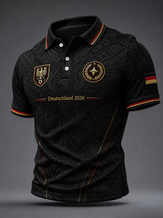 Men's German Football Fan Printed Shirt