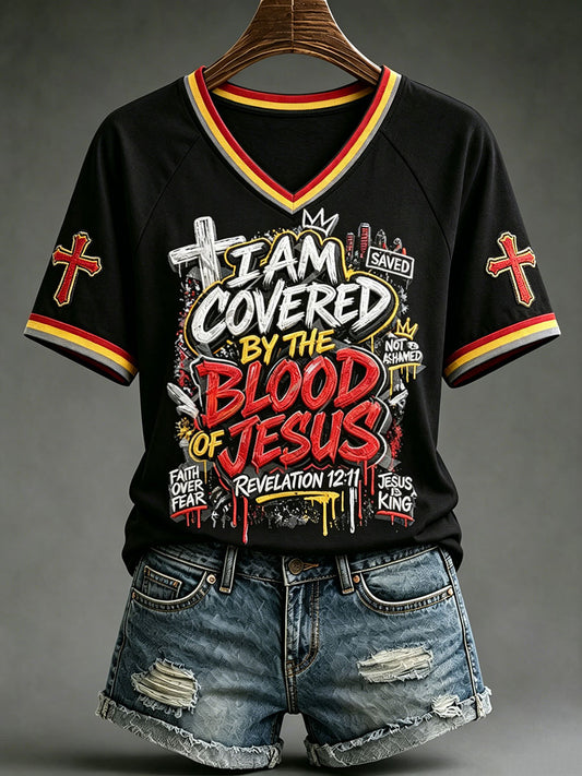 Women's Christian V-neck T-shirts