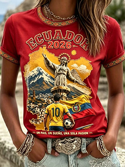 Women's short-sleeved T-shirt