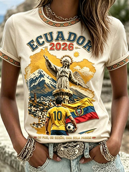 Women's short-sleeved T-shirt
