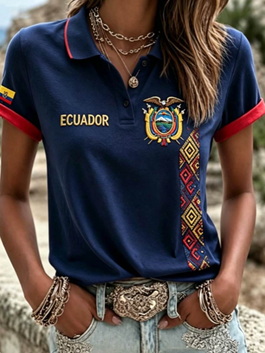 Women's polo T-shirt