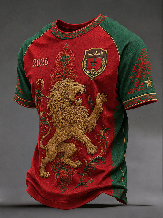 Men's 2026 Morocco Football T-Shirts