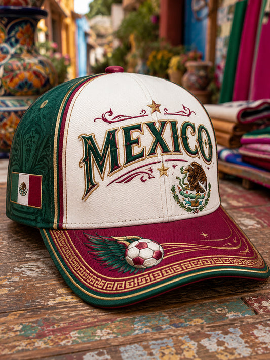 Unisex Mexican Soccer Match Cheering Art Print Hat