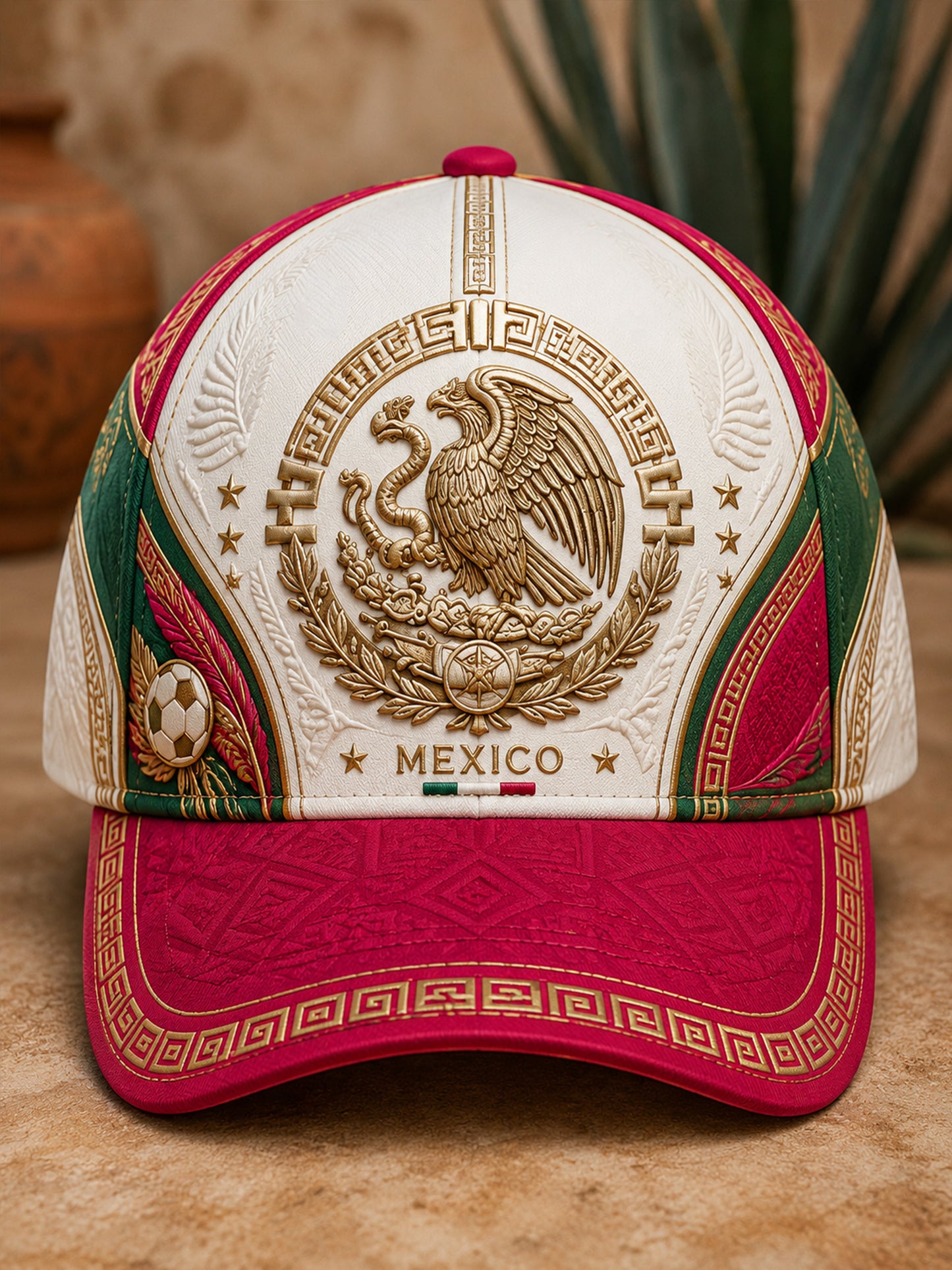 Unisex Mexican Soccer Match Cheering Art Print Hat