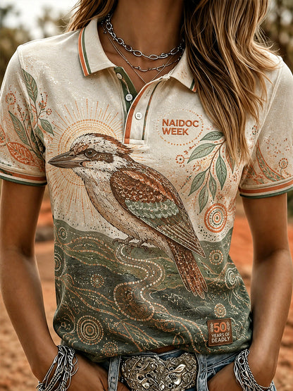 Women's Australia Naidoc Week Polo T-Shirt
