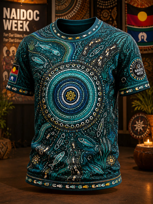 Men's Australia Naidoc Week Short Sleeves T-Shirt