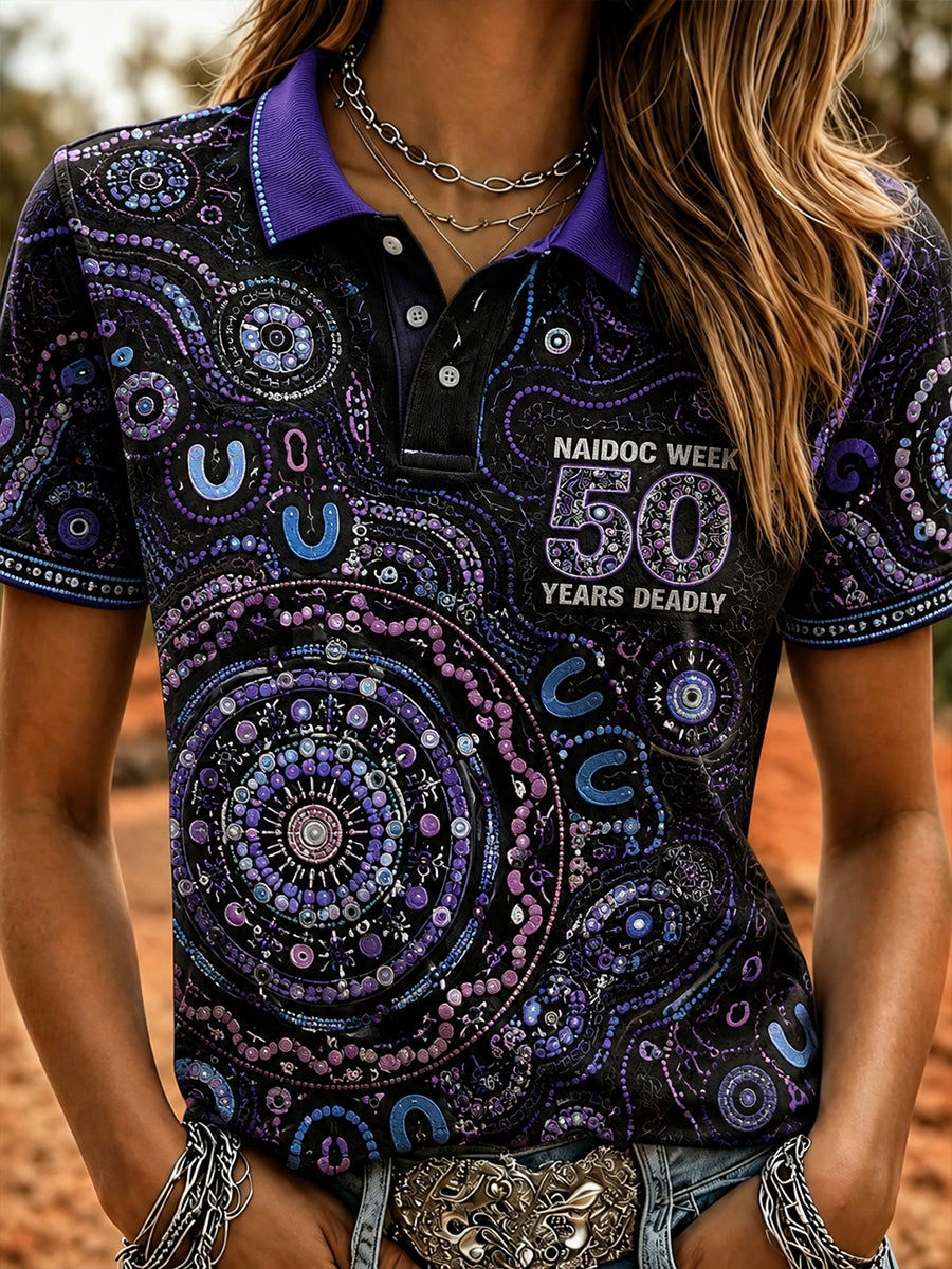 Women's Australia Naidoc Week Polo T-Shirt