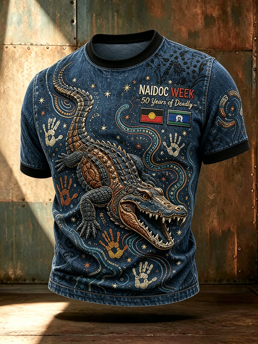 Men's Australia Naidoc Week Short Sleeves T-Shirt