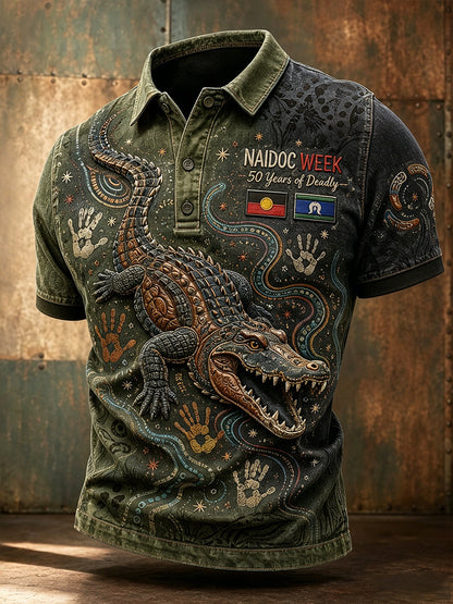 Men's Australia Naidoc Week Short Sleeve Shirt