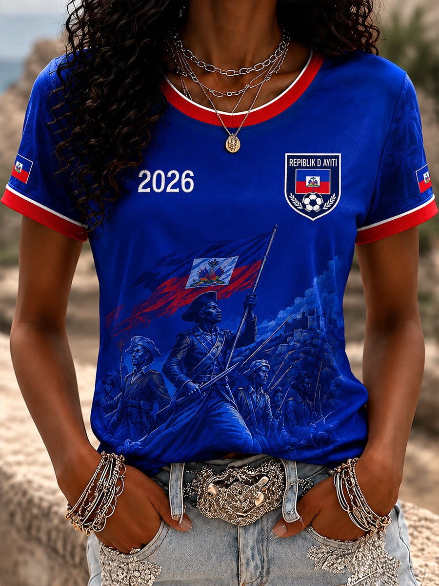 Women's Haiti Soccer T-Shirts