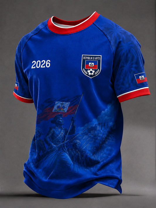 Men's Haiti Football T-Shirts