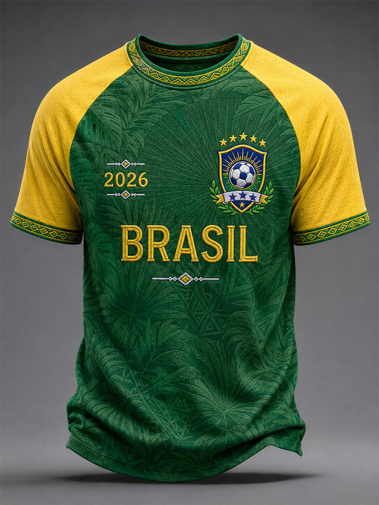 Men's Gift For Football Fans Print Casual Tee