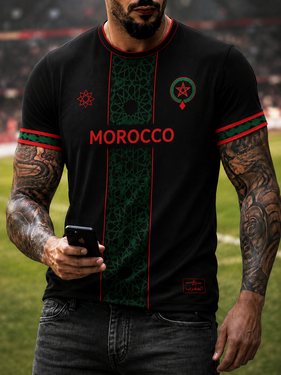 Men's Morocco Printed short sleeves t-shirt