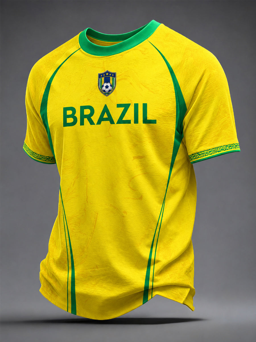 Men's Gift For Football Fans Print Casual Tee