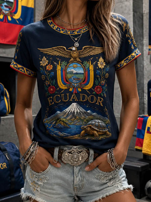 Women's short-sleeved T-shirt