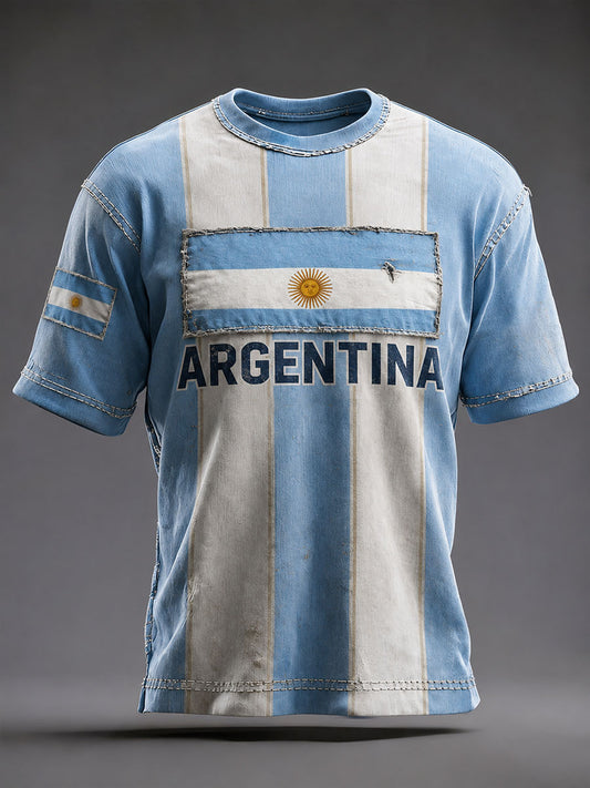 Men's Argentina Short Sleeves T-shirt