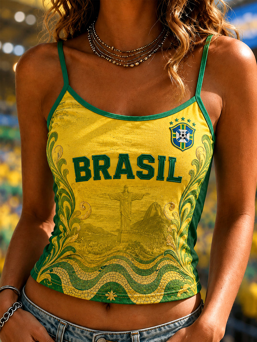 Women's Gift For Football Fans Print Casual Camisole