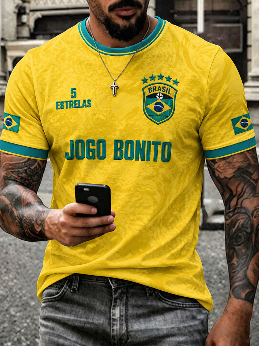 Men's Brazil Soccer T-Shirts