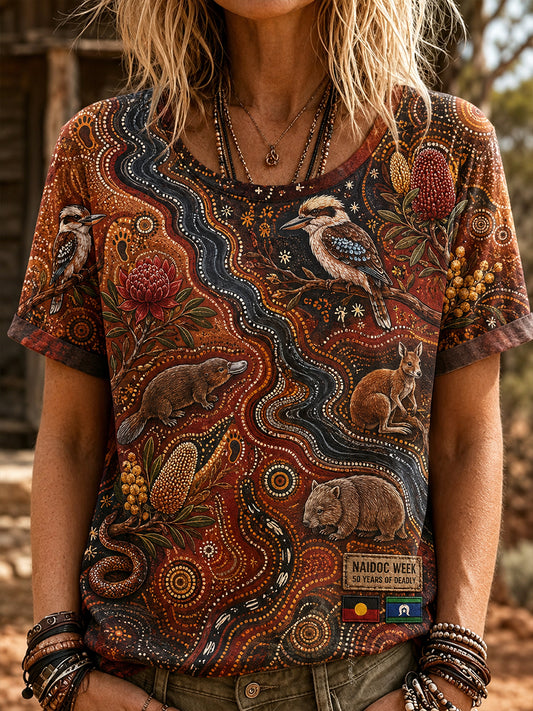 Women's Australia Naidoc Week Short-Sleeved T-Shirt