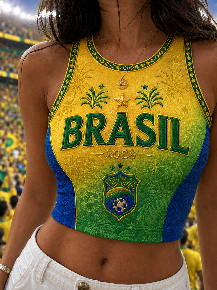 Women's Gift For Football Fans Print Casual Vest